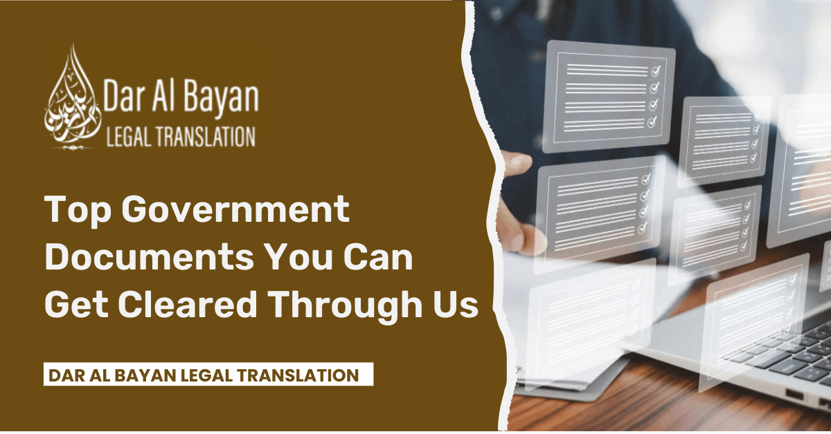 Top Government Documents Clearing Services in Dubai