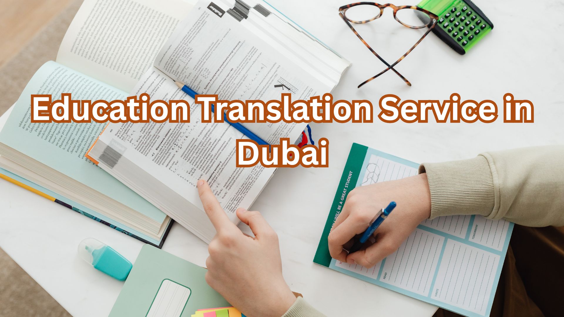 Education Translation Service in Dubai