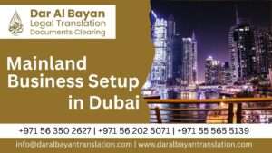 Mainland Business Setup in Dubai