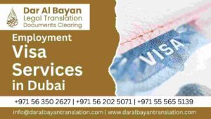 Dubai Employment Visa Services