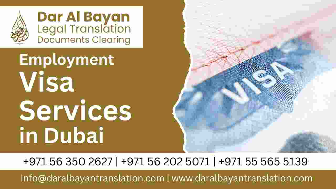 Dubai Employment Visa Services