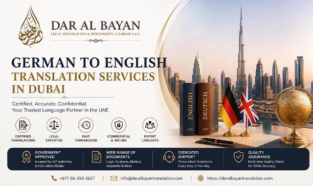 German to English Translation Services in Dubai