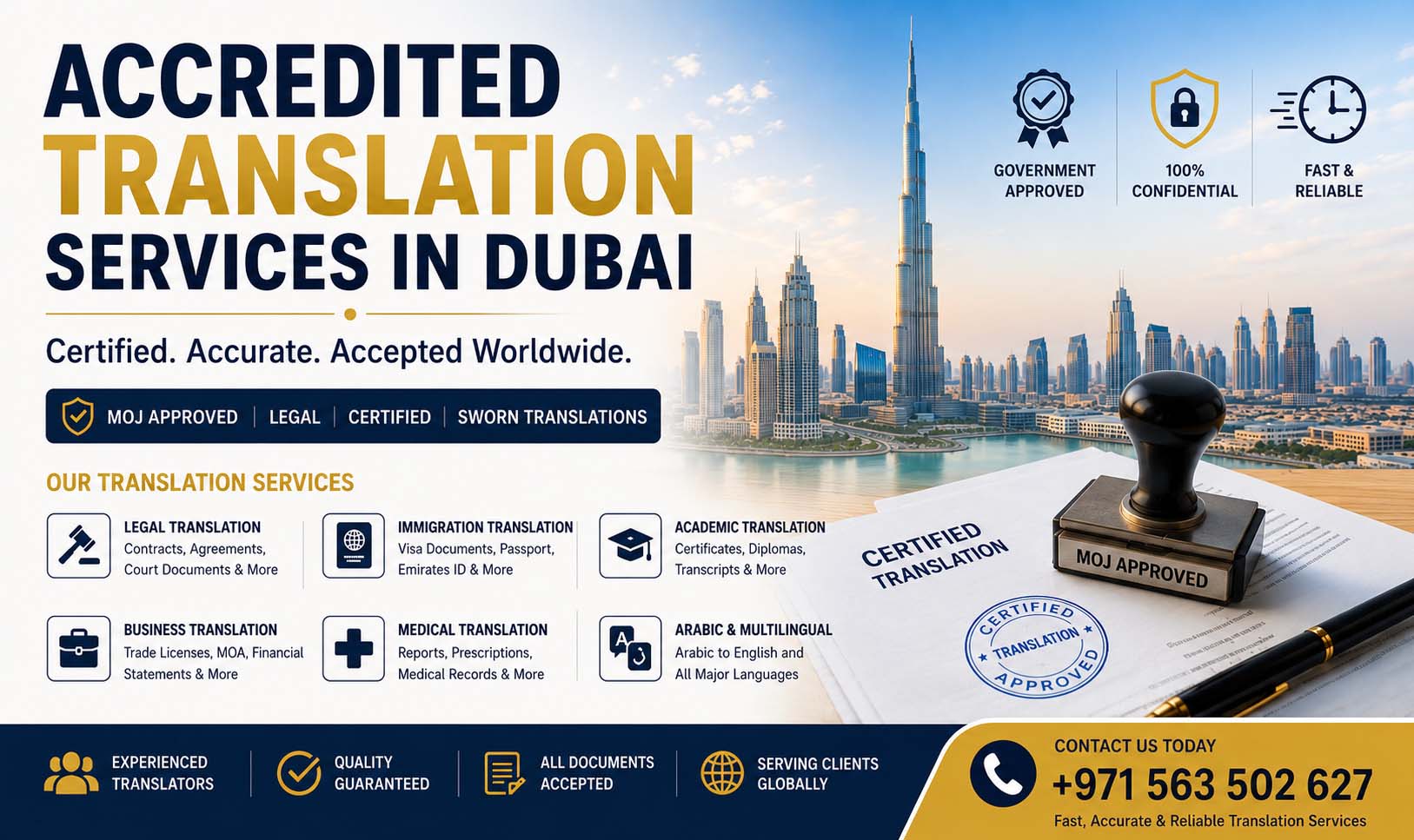 accredited Translation Services In Dubai