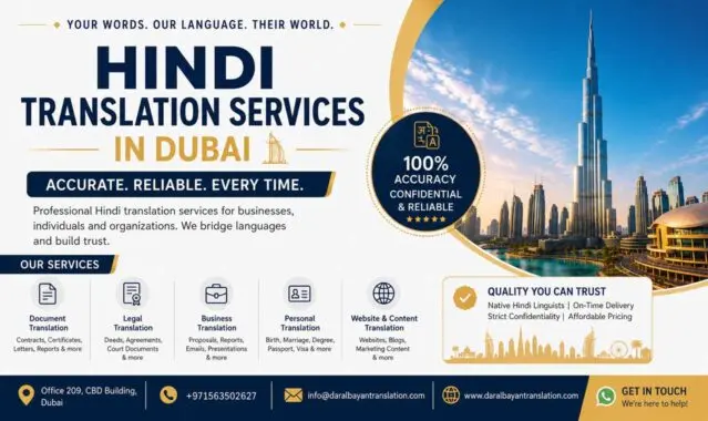 Hindi translation service in Dubai1