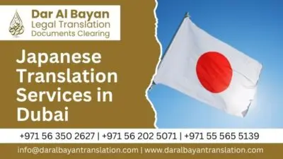 Japanese Translation Services in Dubai