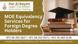 MOE Equivalency Services for Foreign Degree Holders