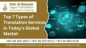 Top 7 Types of Translation Services in Today’s Global Market