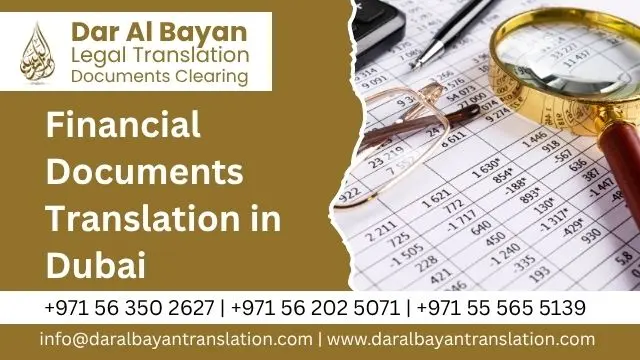 Financial Documents Translation in Dubai