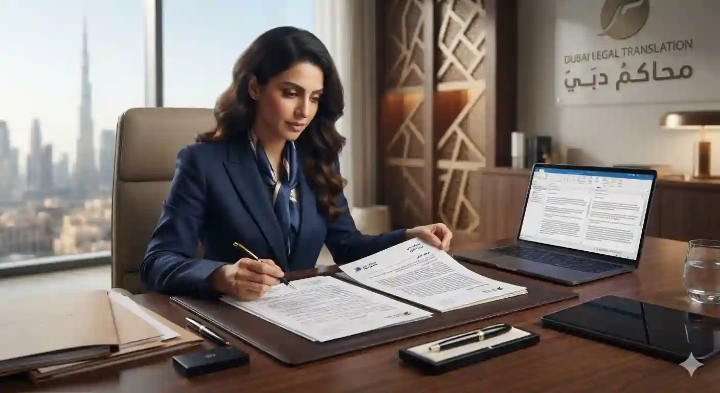 Professional legal document translation services in Dubai
