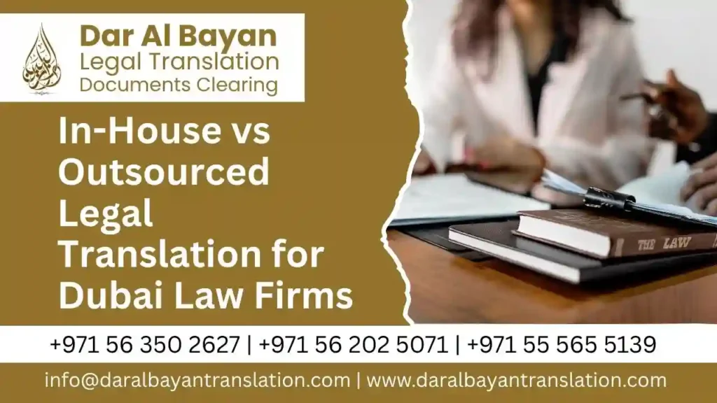 ALT: In-house vs outsourced legal translation for Dubai law firms