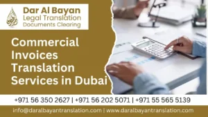 Commercial Invoice Translation Services in Dubai
