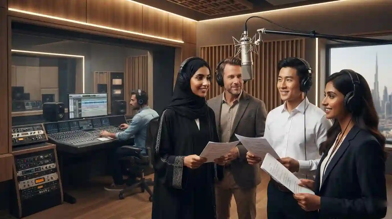 Professional Voice-Over Translation Services in Dubai 7 Multilingual professional voice-over services Dubai