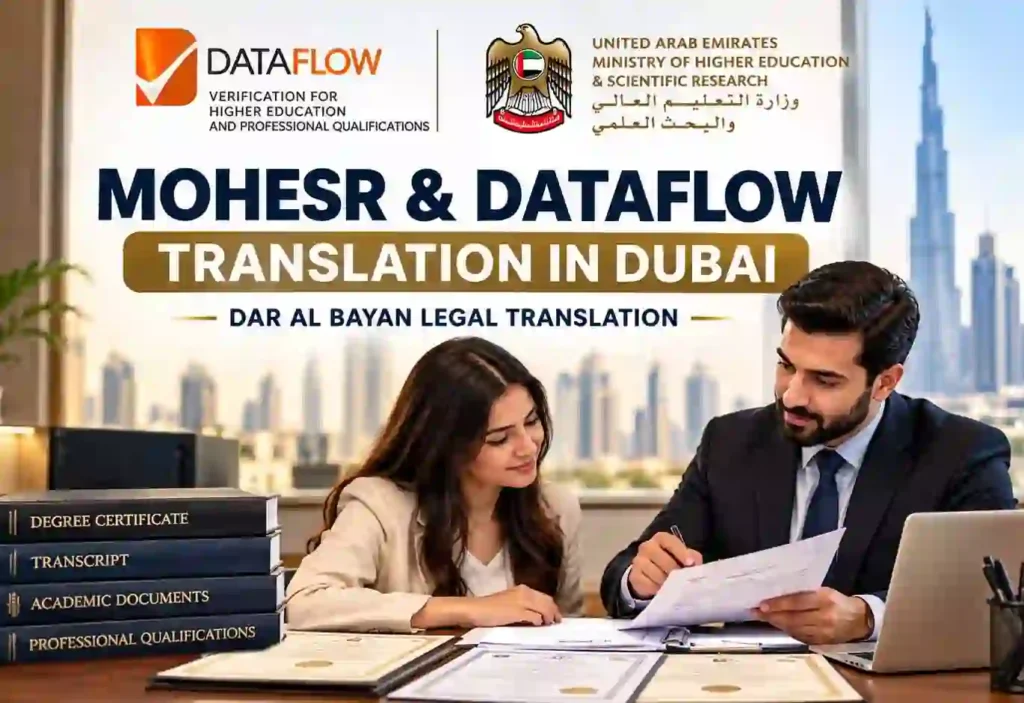 Translation Support for MOHESR & DataFlow Applications in Dubai
