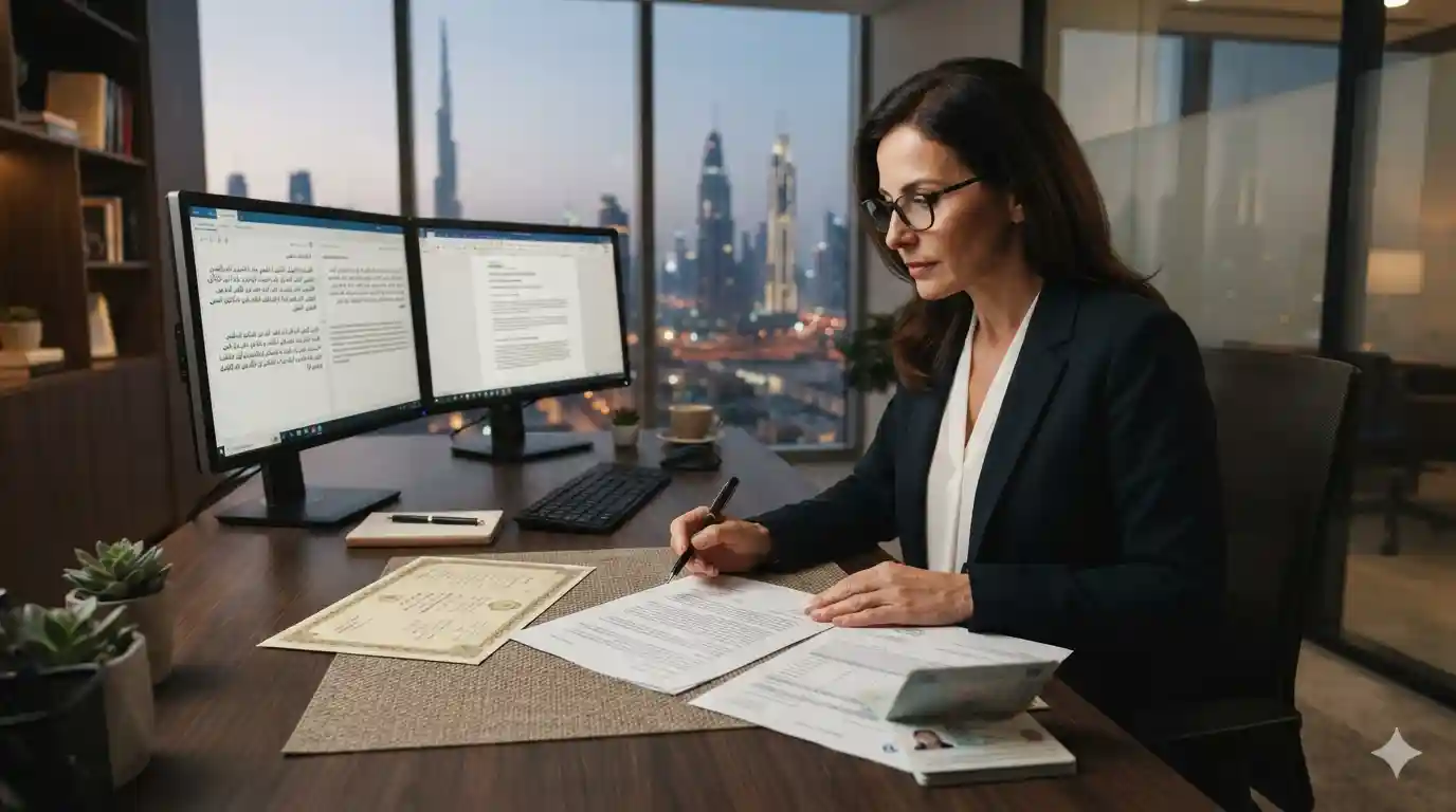 Degree certificate translation and attestation Dubai